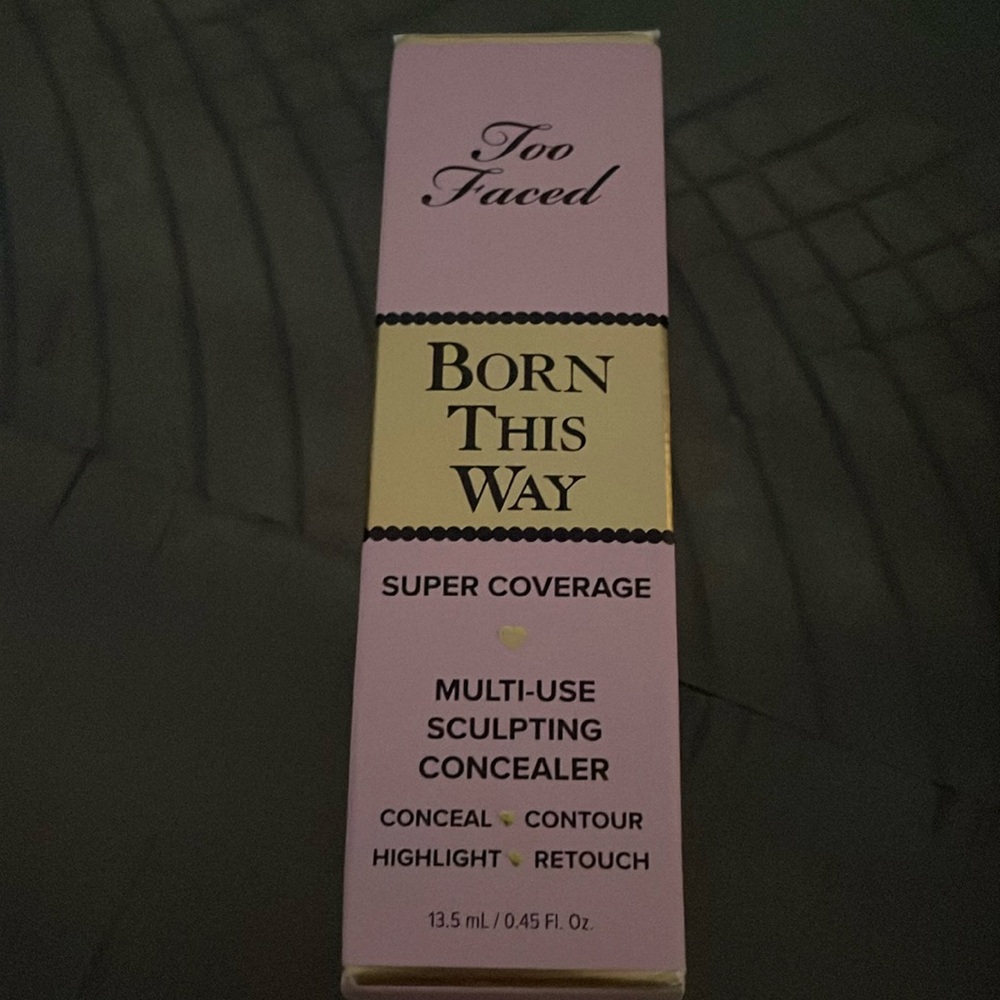 NWT-NEW! Too Faced Born This Way Multi-Use Sculpting Concealer - Light Beige